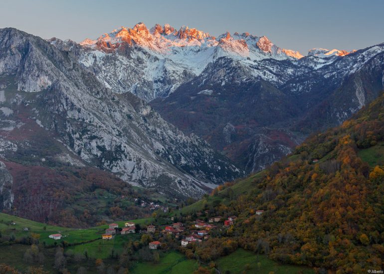 Argolibio y los Picos de Europa, Amieva.