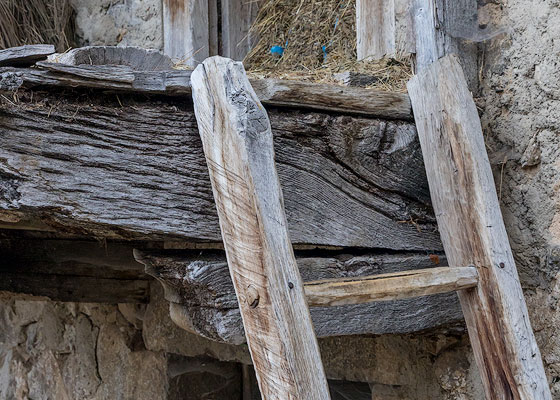 Detalle de pajar en Valdeon