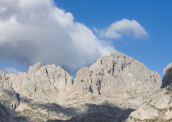 Nubes de viento en el Cornión.